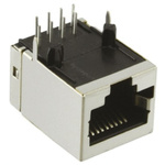 TE Connectivity 5558310 Series Female RJ45 Connector, Through Hole, Cat3