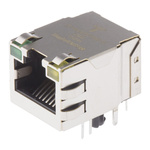Bel-Stewart MagJack Series Female RJ45 Connector, Through Hole, STP Shield