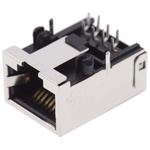 Molex 44661 Series Female RJ45 Connector, Through Hole, Cat5, Cat5e