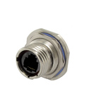 Amphenol Socapex RJ11FTVX Series Female RJ11 Connector, Jam Nut