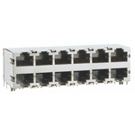 TE Connectivity 5569263 Series Female RJ45 Connector, PCB Mount, Cat5