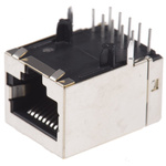 TE Connectivity 5558070 Series Female RJ45 Connector, PCB Mount, Cat3