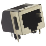 TE Connectivity 5556591 Series Female RJ45 Connector, PCB Mount, Cat3