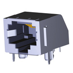 TE Connectivity 5555153 Series Female RJ45 Connector, PCB Mount, Cat3