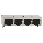 TE Connectivity 5558524 Series Female RJ45 Connector, PCB Mount, Cat5e, STP Shield