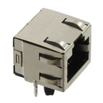 TE Connectivity 1-406541 Series Female RJ45 Connector, Through Hole, Cat5