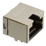 TE Connectivity 1734795 Series Female RJ45 Connector, Through Hole, Cat3