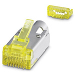 Phoenix Contact VS-08 Series Male RJ45 Connector, Cable Mount, Cat6a