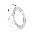 INA Axial Bearing Washers, AS0821