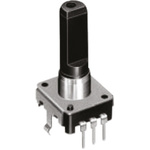 Alps Alpine 12 Pulse Incremental Mechanical Rotary Encoder with a 6 mm Flat Shaft (Not Indexed), Through Hole
