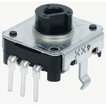 Alps Alpine 24 Pulse Incremental Mechanical Rotary Encoder with a 6 mm Hollow Shaft (Not Indexed), Through Hole