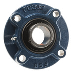 4 Hole Flange Bearing Unit 40mm ID