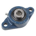 2 Hole Flange Bearing Unit 15mm ID