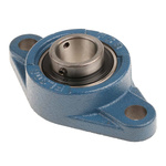 2 Hole Flange Bearing Unit 30mm ID