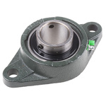 2 Hole Flange Bearing Unit 40mm ID