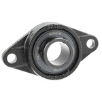 2 Hole Flange Bearing Unit, UCFL208-J7, 40mm ID