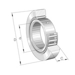 Yoke Type Track Roller Track Roller STO10, 10mm ID, 30mm OD