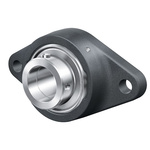 2 Hole Flange Bearing Unit, PCFT25-XL, 25mm ID