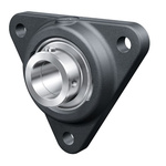 3 Hole Flange Bearing Unit, PCFTR25-XL, 25mm ID