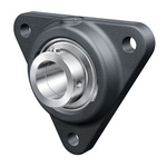 3 Hole Flange Bearing Unit, PCFTR50-XL, 50mm ID