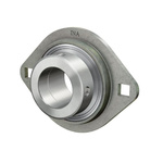 2 Hole Flange Bearing Unit, PCSLT20-XL, 20mm ID
