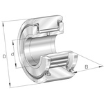 Yoke Type Track Roller Track Roller NATR8-X-PP-A, 8mm ID, 24mm OD