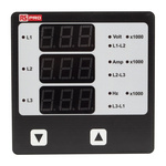 RS PRO LED Digital Panel Multi-Function Meter, 92mm x 92mm