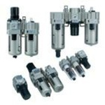 Filter / regulator + lubricator G1/2 + autodrain + gauge
