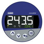Jumo miroVIEW LCD Digital Panel Multi-Function Meter for PT100, PT1000, Temperature, 60.5mm x 88mm