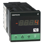 Gefran 4T LED On/Off Temperature Controller for Temperature, 45mm x 45mm