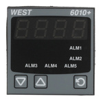 West Instruments 6010 LED Process Indicator for RTD, Thermocouples, 45mm x 45mm