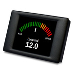 Lascar PanelPilot TFT Digital Panel Multi-Function Meter for Current, 46mm x 74mm