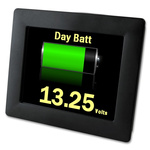 Lascar PanelPilot TFT Digital Panel Multi-Function Meter for Current, 74mm x 92mm