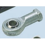 Parker M12 x 1.25 Female Zinc Plated Steel Rod End, 12mm Bore, Metric Thread Standard, Female Connection Gender