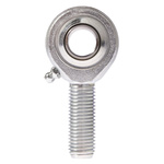 Durbal M16 x 2 Male Forged Steel Rod End, 16mm Bore, 87mm Long, Metric Thread Standard, Male Connection Gender