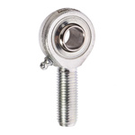 Durbal Forged Steel Rod End, 18mm Bore, 95mm Long, Metric Thread Standard, Male Connection Gender