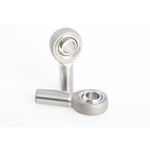 NMB 3/8-24 Male Stainless Steel Rod End, 7.93mm Bore, UNF Thread Standard, Male Connection Gender