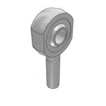 SKF SALKAC M10 Male Steel Rod End, 10mm Bore, 29mm Long, Metric Thread Standard, Male Connection Gender