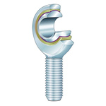 INA M12 Steel Rod End, 12mm Bore, 70mm Long, Metric Thread Standard