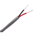 Belden 2 Core, 0.5 mm² CSA, 4.57mm od, 304m, Chrome
