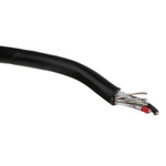 Belden Line level Low Voltage signal Cable, 0.36 mm² CSA, 3.51mm od, 152m, Black