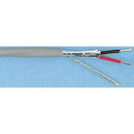 Alpha Wire Audio & Control Cable, 0.32 mm² CSA, 3.45mm od, 30.5m, Grey