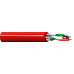 Belden Line level Low Voltage signal Cable, 0.32 mm² CSA, 3.76mm od, 152m, Red