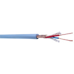 Belden Screened Microphone Cable, 0.22 mm² CSA, 6.1mm od, 100m, Black