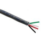 Alpha Wire Grey Alpha Essentials Multicore Industrial Cable 0.35 mm² CSA 4.32mm OD 22 AWG 300 V 305m