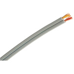 RS PRO Screened 2 Core Microphone Cable, 0.14 mm² CSA, 2.9 x 5.9mm od, 100m, Grey