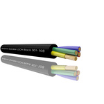 RS PRO 4 Core, 4 mm² CSA, 12.2mm od, 100m, Black