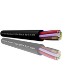 RS PRO 8 Core, 4 mm² CSA, 16mm od, 100m, Black