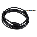 RS PRO Male 9 Pin mini-DIN to Unterminated Black DIN Cable 2m