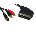 RS PRO Audio Cable, 1.5m, Black